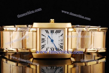 Cartier TriCAR441 Tank Francaise Yellow Gold Watch