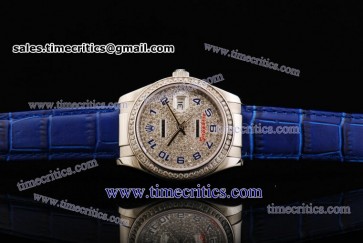 Rolex TriROL175 Datejust Dimaond Dial Steel Watch