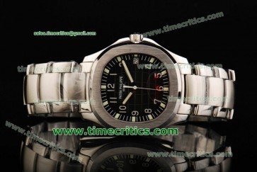 Patek Philippe TriPP009 Aquanaut Black Dial Steel Watch