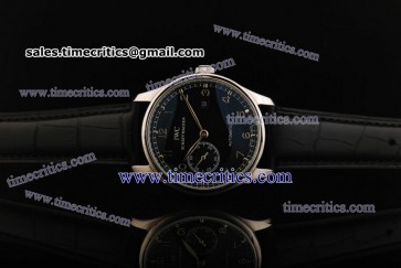 IWC TriIWCP2226 Portuguese Black Dial Steel Watch