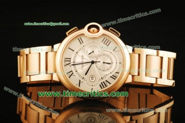 Cartier CBB005 Ballon Bleu Chronograph Rose Gold Watch 