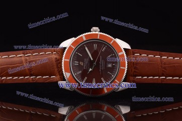 Breitling BrlSPO027 Superocean Heritage 42 Brown Leather Steel Watch