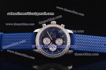Chopard Trichp2012 35 Mille Miglia GMT Chrono For 2012 Blue Steel Diamond Watch