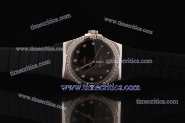 Omega TriOGA209 Constellation Ladies 35mm Steel Diamond Watch