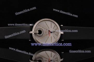 Cartier TriCAR336 Captive Black Satin Steel Diamond Watch