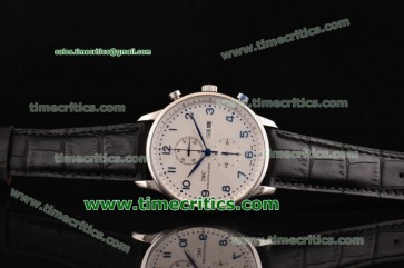 IWC TriIWCP2204 Portuguese White Dial Steel Watch