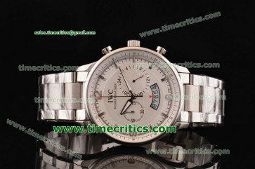 IWC TriIWCP2211 Portuguese White Dial Steel Watch