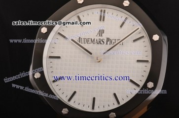 Audemars Piguet TriAP331 Royal Oak White Dial PVD Watch