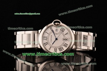 Cartier TriCBB127 Ballon Bleu Large Black Markers Steel Watch