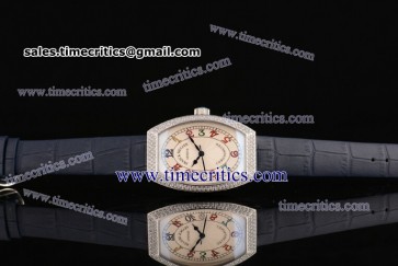 Franck Muller TriFRM168 Chronometro White Dial Steel Watch