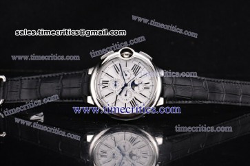 Cartier TriCAR89037 Ballon Bleu De 45mm White Dial Steel Watch