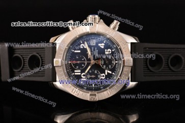 Breitling TriBRL89106 Avenger Seawolf Chronogrpah Black Dial/Rubber Steel Watch