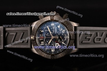 Breitling TriBRL89109 Avenger Seawolf Chronogrpah Black Dial Arabic Numeral Markers PVD Watch