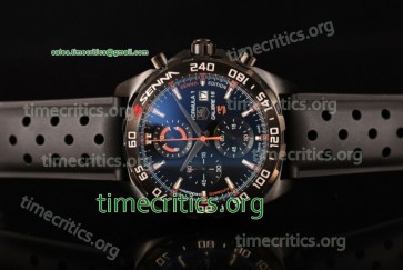 Tag Heuer TriTAG89088 Formula 1 Calibre 16 Chrono Black Dial/Rubber PVD Watch