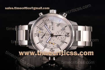 IWC TriIWC89156 Aquatimer Chronograph White Dial Full Steel Watch