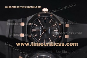 Audemars Piguet TriAP89232 Royal Oak 36mm Black Dial PVD Watch (EF)