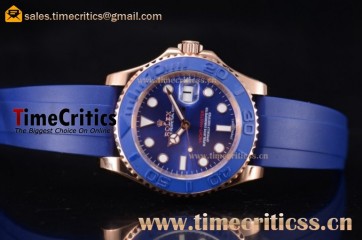 Rolex TriROX89552 Yacht-Master 40 Blue Dial Rose Gold Watch