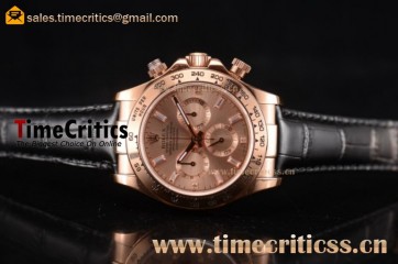 Rolex TriROX89566 Cosmograph Daytona Chrono Rose Gold Dial Rose Gold Watch (BP)