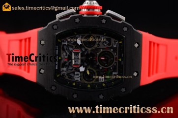Richard Mille TriRM99236 RM 11-03 Chrono Skeleton Dial PVD Watch  