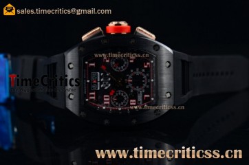 Richard Mille TriRM99220 RM 018 Felipe Massa Flyback Chrono Skeleton Dial PVD/Rose Gold Watch