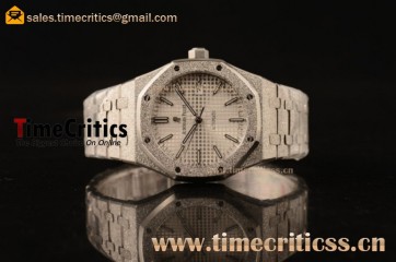 Audemars Piguet TriAP89325 Royal Oak White Dial Blue Bracelet Blue Watch (EF)