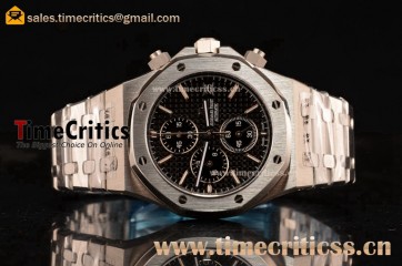 Audemars Piguet TriAP89384 Royal Oak Chronograph Black Dial Steel Watch