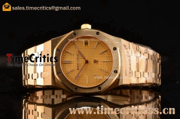 Audemars Piguet TriAP89400 Royal Oak Yellow Dial Yellow Gold Watch