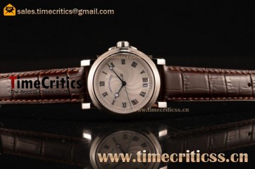 Breguet TriBE99015 Marine Big Date White Dial Steel Watch