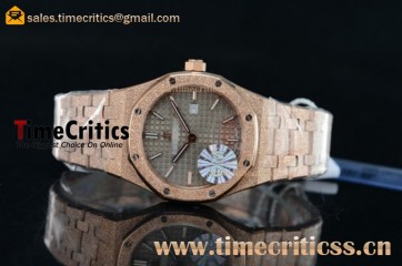 Audemars Piguet 67653OR.GG.1263OR.01GR Royal Oak Silver Dial Rose Gold Watch (EF)