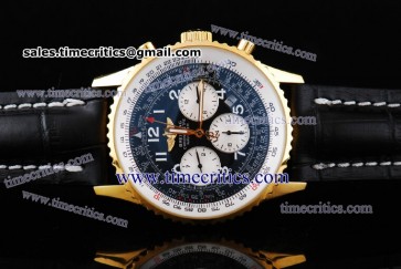 Breitling TriBRL410 Navitimer 01 Brown Dial Yellow Gold Watch