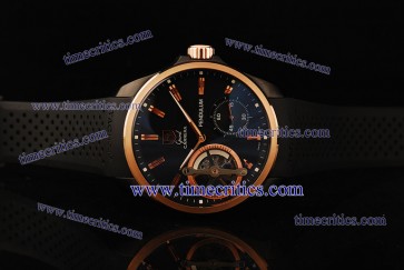 Tag Heuer TcrTHGC265 Grand Carrera Calibre Pendulum Black Dial Black Rubber PVD Watch