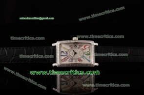 Franck Muller TriFRM2012 Long Island Color Dreams White Dial Steel Watch