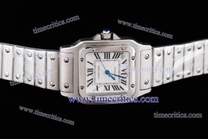Cartier TriCAR422 Santos Galbee Steel Watch