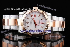 Rolex TriROL263 Datejust White Dial Two Tone Watch