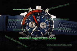 IWC TriIWCAQ2283 Aquatimer Blue Dial Steel Watch