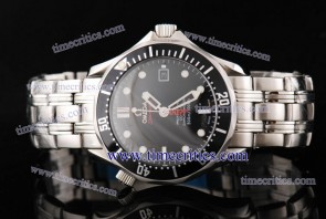 Omega TriOGA290 Seamaster Steel Black Watch