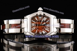 Cartier TriCAR194 Roadster Steel Walnut Watch