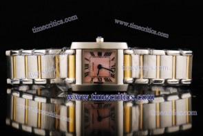 Cartier TriCAR439 Tank Francaise Steel Yellow Gold Watch