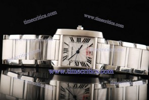 Cartier TriCAR442 Tank Francaise Steel Watch