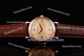 Vacheron Constantin TriVC105 Malte White Dial Rose Gold Watch