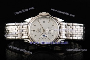 Omega TriOGA420 De Ville Prestige Chrono Steel White Watch