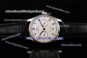 IWC TriIWCP2218 Portuguese 7 Day Automatic White Dial Steel Watch