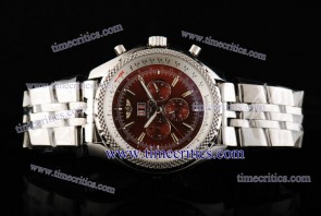Breitling TriBrlb019 Bentley 6.75 Red Dial Steel Watch