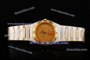 Omega TriOGA112 Constellation 35mm/28mm Two Tone Champagne Watch