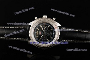 Breitling TriBrlb001 Bentley 6.75 Black Dial Steel Watch