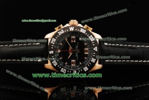 Breitling TriBrls076 Skyracer Leather Rose Gold Watch