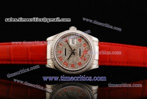 Rolex TriROL174 Datejust Dimaond Dial Steel Watch
