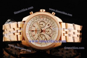 Breitling BRL369 Bentley Motors White Dial Rose Gold Watch