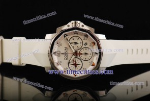 Corum TriCOR022 Challenger White Dial Steel Watch