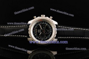 Breitling TriBrlb002 Bentley 6.75 Black Dial Steel Watch